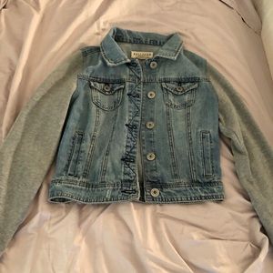 Denim Jacket with soft sleeves